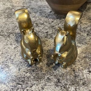 Golden Squirrels home decor